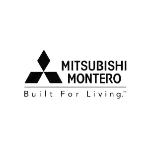 Mitsubishi Montero Built for Living listed in mitsubishi decals.