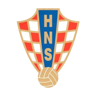 Croatian Football Federation logo listed in soccer teams decals.