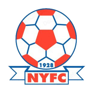 NY FC soccer team logo listed in soccer teams decals.