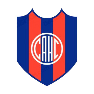 Club Atletico Huracan soccer team logo  listed in soccer teams decals.