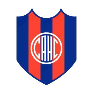 Club Atletico Huracan soccer team logo  listed in soccer teams decals.