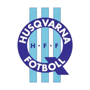 Husqvarna FF soccer team logo listed in soccer teams decals.