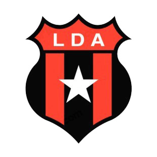 Liga Deportiva Alajuelense soccer team logo listed in soccer teams decals.