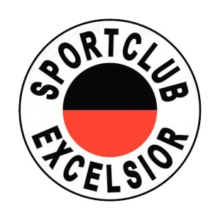 Sport Club Excelsior soccer team logo listed in soccer teams decals.