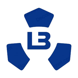 Lyngby Kobenhavn soccer team logo listed in soccer teams decals.