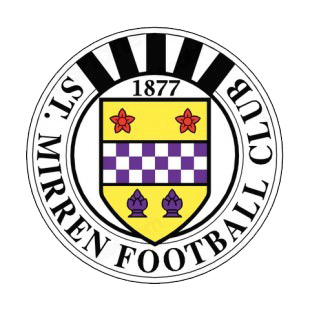 St Mirren FC listed in soccer teams decals.