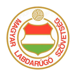 Hungarian Football Federation logo listed in soccer teams decals.
