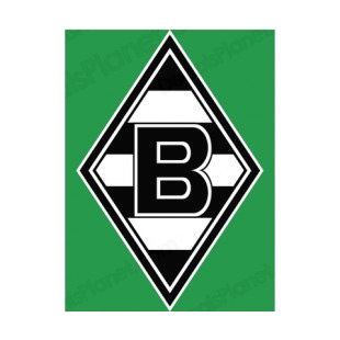 Borussia Monchengladbach soccer team logo listed in soccer teams decals.