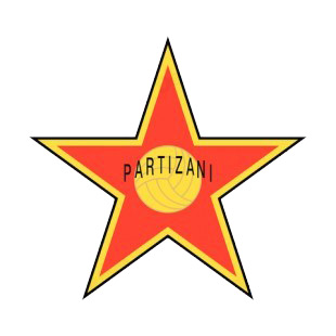 Partizani Tirana soccer team logo listed in soccer teams decals.