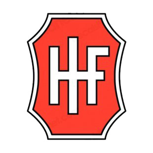 Hvidovre IF soccer team logo listed in soccer teams decals.