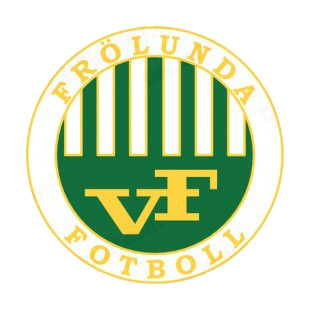 Vastra Frolunda IF soccer team logo listed in soccer teams decals.
