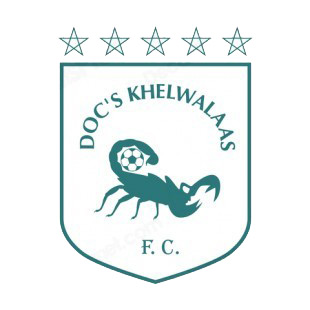 Docs Khelwalaas FC soccer team logo listed in soccer teams decals.
