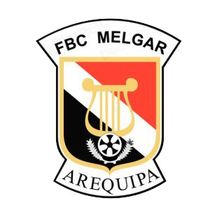 FBC Melgar soccer team logo listed in soccer teams decals.