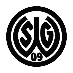 SG Wattenscheid 09 soccer team logo listed in soccer teams decals.