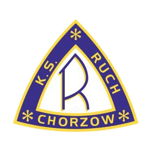Ruch Chorzow soccer team logo listed in soccer teams decals.