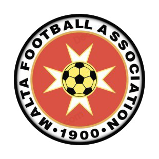 Malta Football Association logo listed in soccer teams decals.