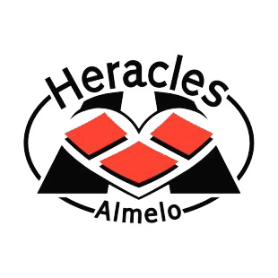 Heracles Almelo soccer team logo listed in soccer teams decals.