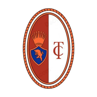 Torino FC soccer team logo listed in soccer teams decals.