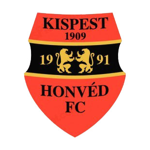 Budapest Honved FC soccer team logo listed in soccer teams decals.