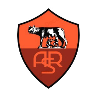 AS Roma soccer team logo listed in soccer teams decals.
