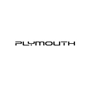 Plymouth listed in plymouth decals.