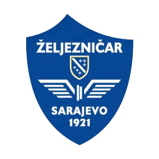 FK Zeljeznicar Sarajevo soccer team logo listed in soccer teams decals.