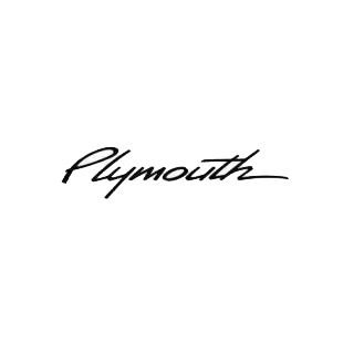 Plymouth listed in plymouth decals.