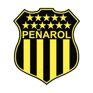 CA Penarol soccer team logo listed in soccer teams decals.