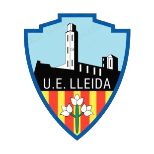 UE Lleida soccer team logo listed in soccer teams decals.