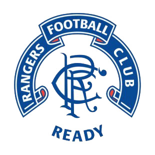 Rangers FC soccer team logo listed in soccer teams decals.