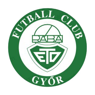 Gyori ETO FC soccer team logo listed in soccer teams decals.