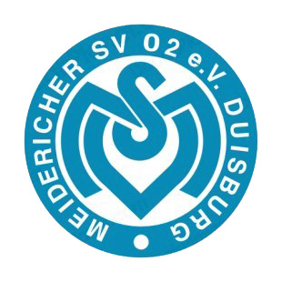 MSV Duisburg soccer team logo listed in soccer teams decals.