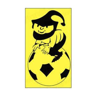 Avenir Beggen soccer team logo listed in soccer teams decals.