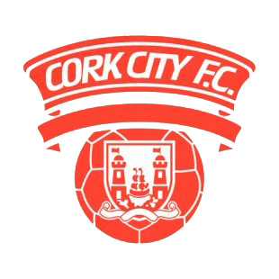 Cork City FC soccer team logo listed in soccer teams decals.