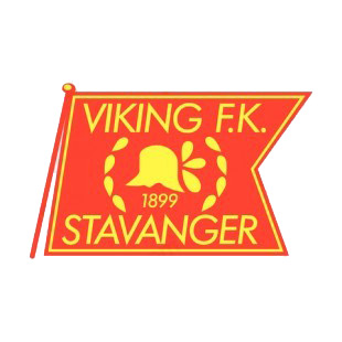 Viking FK soccer team logo listed in soccer teams decals.