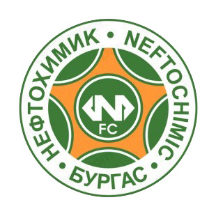 Neftochimic Burgas soccer team logo listed in soccer teams decals.