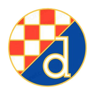 NK Dinamo Zagreb soccer team logo listed in soccer teams decals.