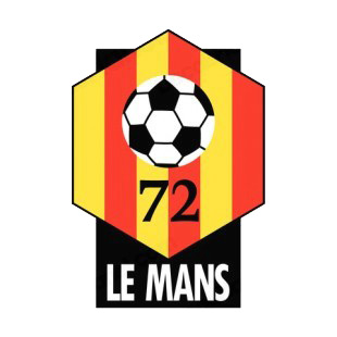 Le Mans soccer team logo listed in soccer teams decals.