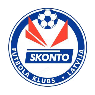 FK Skonto soccer team logo  listed in soccer teams decals.