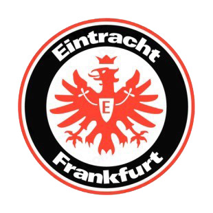 Eintracht Frankfurt soccer team logo listed in soccer teams decals.