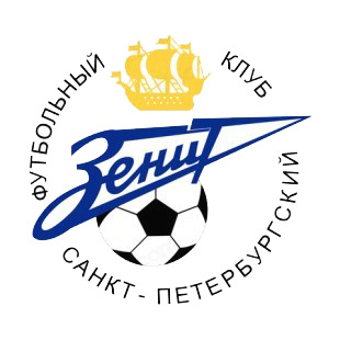 Zenit soccer team logo listed in soccer teams decals.