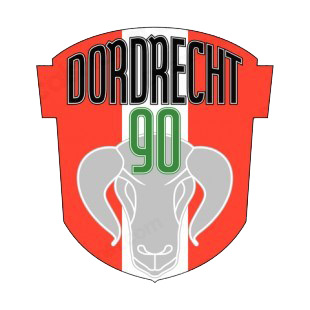 FC Dordrecht soccer team logo listed in soccer teams decals.