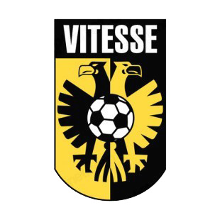 Vitesse soccer team logo listed in soccer teams decals.