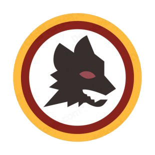 AS Roma soccer team logo listed in soccer teams decals.