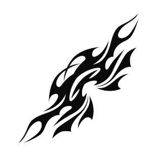 Symmetric flames listed in flames decals.