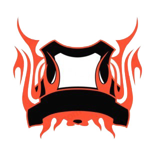 Black and red flames template listed in flames decals.