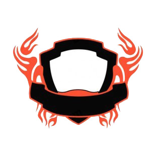 Black and red flames template  listed in flames decals.