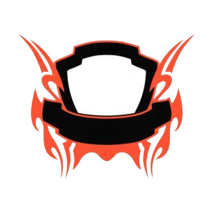 Black and red flames template  listed in flames decals.