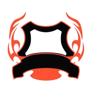 Black and red flames template  listed in flames decals.