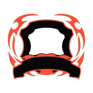 Black and red flames template  listed in flames decals.